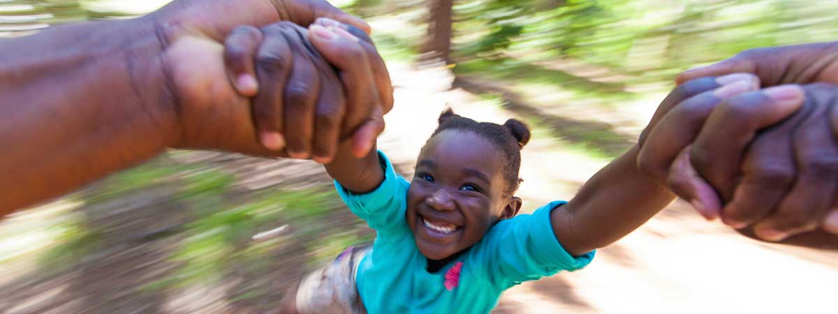 Father with daughter